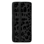 Black Leopard Print Refrigerator Handle Covers