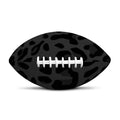 Black Leopard Print Rugby Ball