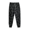 Black Leopard Print Sweatpants