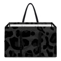 Black Leopard Print Utility Tote Bag