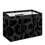 Black Leopard Print Utility Tote Bag