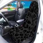 Black Leopard Print Waterproof Car Seat Cover