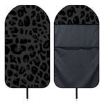 Black Leopard Print Waterproof Car Seat Cover