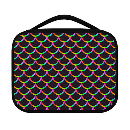 Black Mermaid Scales Pattern Print Classic Bible Case