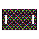 Black Mermaid Scales Pattern Print Golf Cart Seat Cover