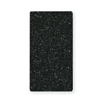 Black (NOT Real) Glitter Print Baby Crib Sheet