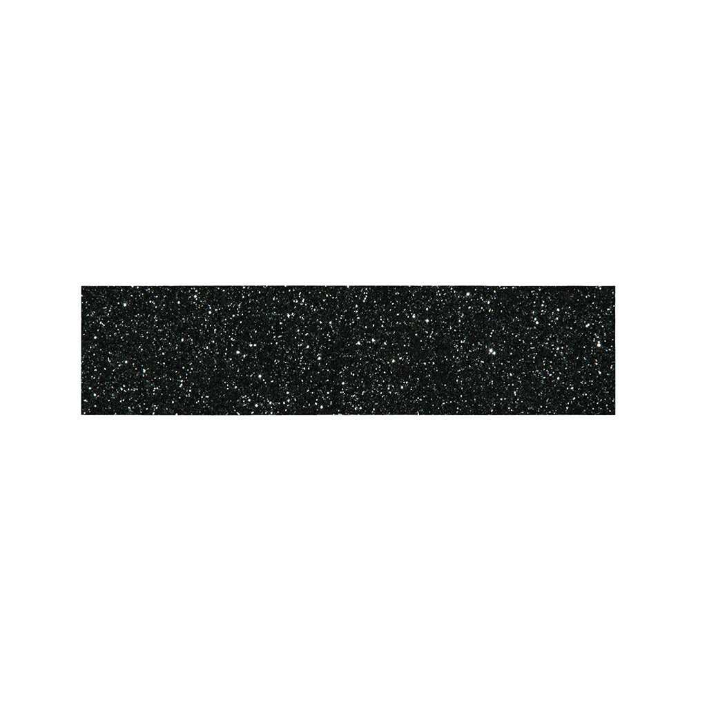 Black (NOT Real) Glitter Print Bed Runner