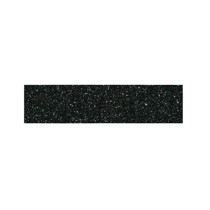 Black (NOT Real) Glitter Print Bed Runner
