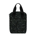 Black (NOT Real) Glitter Print Bible Tote Bag