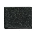 Black (NOT Real) Glitter Print Bifold Wallet