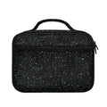 Black (NOT Real) Glitter Print Briefcase Bible Bag