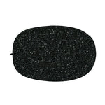 Black (NOT Real) Glitter Print Car Side Mirror Covers