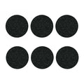 Black (NOT Real) Glitter Print Coaster Set