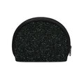 Black (NOT Real) Glitter Print Coin Purse