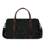 Black (NOT Real) Glitter Print Duffle Bag