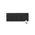 Black (NOT Real) Glitter Print Extended Mouse Pad