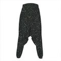 Black (NOT Real) Glitter Print Hammer Pants