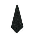 Black (NOT Real) Glitter Print Hand Towel