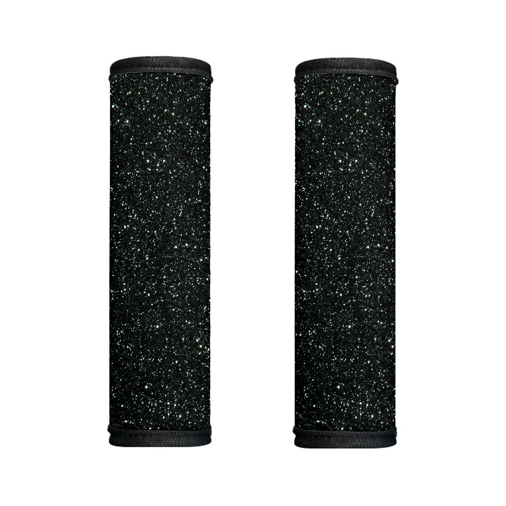 Black (NOT Real) Glitter Print Handle Covers