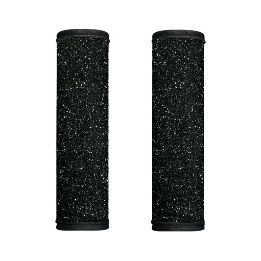 Black (NOT Real) Glitter Print Handle Covers