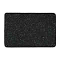 Black (NOT Real) Glitter Print Kitchen Mat
