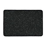Black (NOT Real) Glitter Print Kitchen Mat