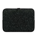 Black (NOT Real) Glitter Print Laptop Sleeve