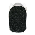 Black (NOT Real) Glitter Print Mesh Laundry Hamper