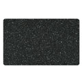 Black (NOT Real) Glitter Print Polyester Doormat