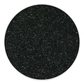Black (NOT Real) Glitter Print Round Floor Mat