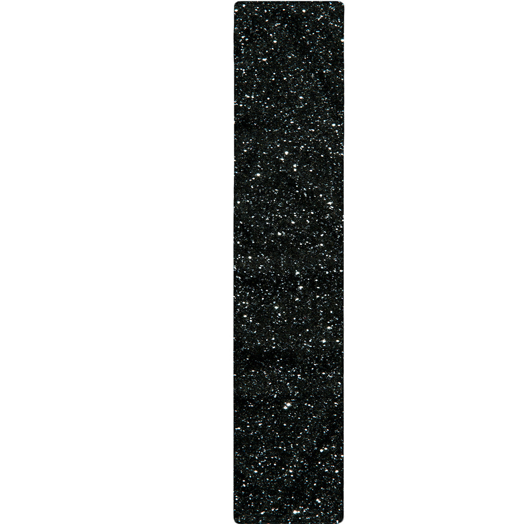 Black (NOT Real) Glitter Print Table Runner