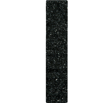 Black (NOT Real) Glitter Print Table Runner
