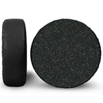 Black (NOT Real) Glitter Print Tire Cover