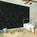 Black (NOT Real) Glitter Print Wall Sticker
