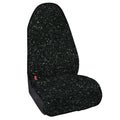 Black (NOT Real) Glitter Print Waterproof Car Seat Cover