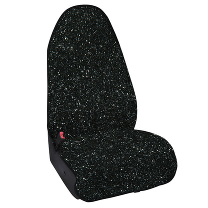 Black (NOT Real) Glitter Print Waterproof Car Seat Cover