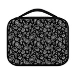 Black Paisley Bandana Pattern Print Classic Bible Case