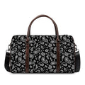 Black Paisley Bandana Pattern Print Duffel Bag