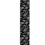Black Paisley Bandana Pattern Print Table Runner