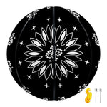 Black Paisley Bandana Print Basketball