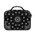 Black Paisley Bandana Print Briefcase Bible Bag
