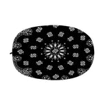 Black Paisley Bandana Print Car Side Mirror Covers