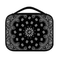 Black Paisley Bandana Print Classic Bible Case