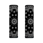 Black Paisley Bandana Print Handle Covers