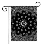 Black Paisley Bandana Print House Flag