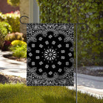 Black Paisley Bandana Print House Flag