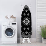 Black Paisley Bandana Print Ironing Board Cover