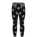 Black Paisley Bandana Print Men's Leggings