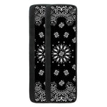 Black Paisley Bandana Print Refrigerator Handle Covers