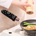 Black Paisley Bandana Print Skillet Handle Cover